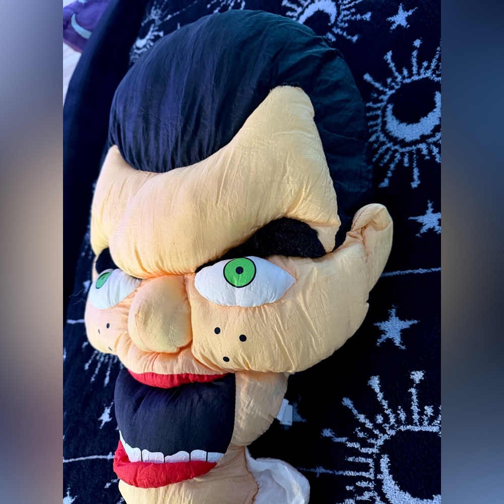Goosebumps -*Vintage* 1996 Slappy Hanging Plush Head - Picture 5 of 9